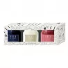 Pack 3 bougies parfumées french souvenir