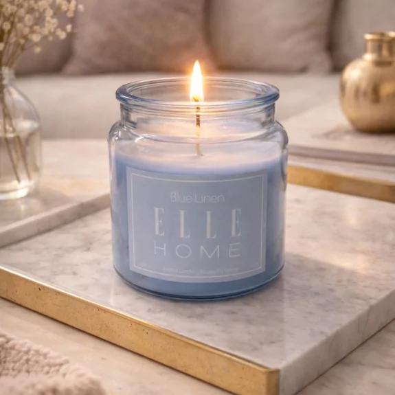 Bougie Parfumée Blue Linen...