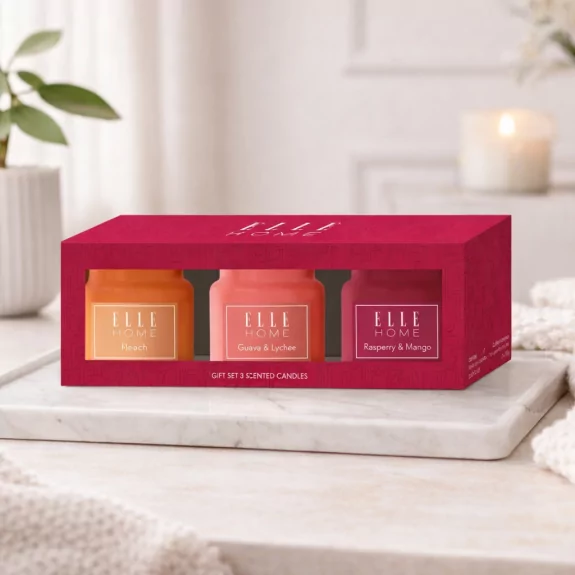 Pack 3 bougies parfumées...