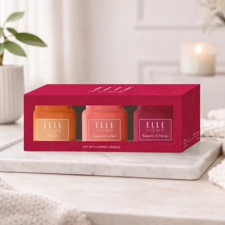 Pack 3 bougies parfumées fruit bliss