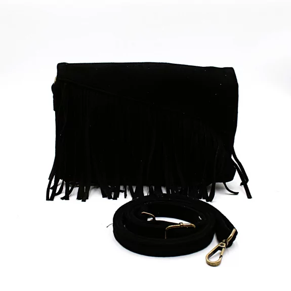 Petit sac à franges suédine