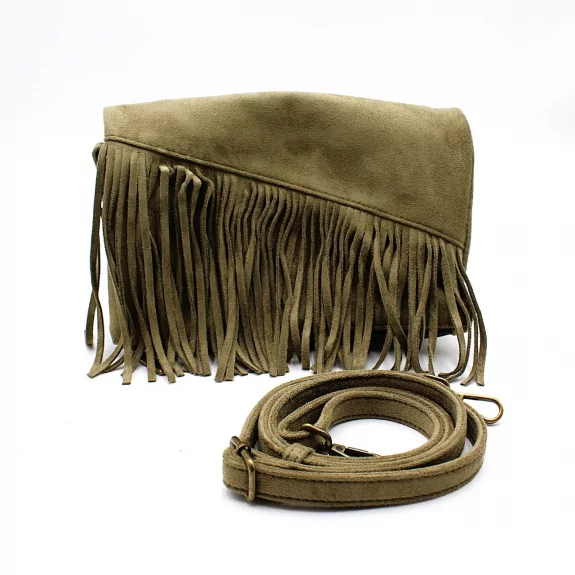 Petit sac à franges suédine