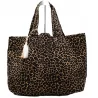 Grand sac cabas léopard 60 x 35 cm – Sac plage & week-end