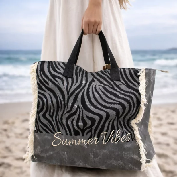 Sac cabas Summer Vibes – Sac plage tendance Sac cabas Summer Vibes – Sac plage tendance