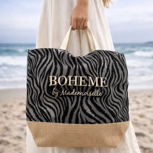 Grand sac cabas BOHÈME Sac plage tendance