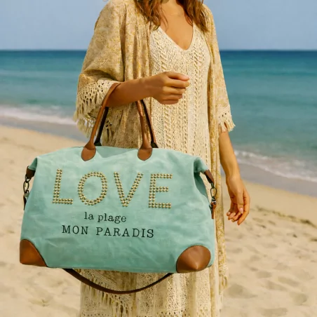 Grand sac femme LOVE – Mon Paradis