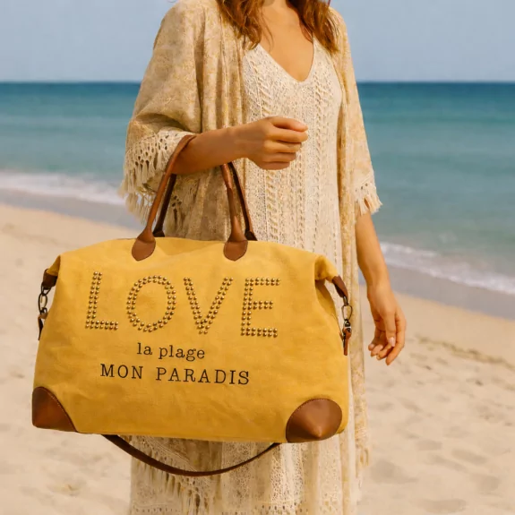 Grand sac femme LOVE – Mon Paradis