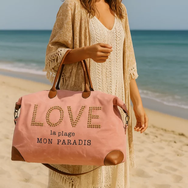 Grand sac femme LOVE – Mon Paradis