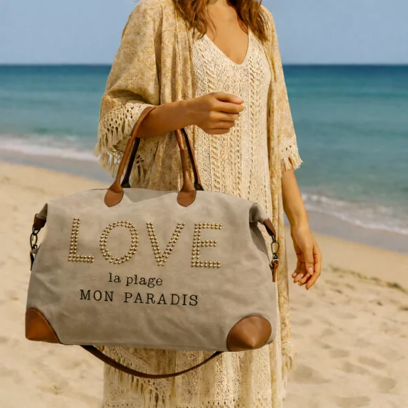 Grand sac femme LOVE – Mon Paradis