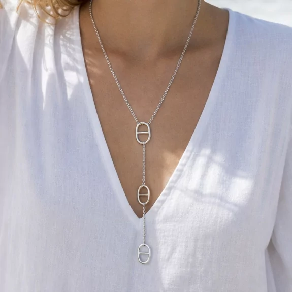Sautoir en acier inoxydable – Collier élégant minimaliste