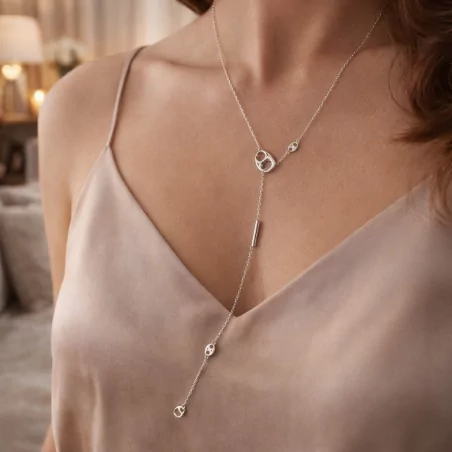 Collier sautoir luxe – Design élégant et moderne