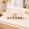 Pack de mini boucles d’oreilles cœur