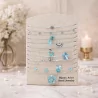Pack 12 Colliers Acier Inoxydable - argenté turquoise