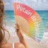 Pack de 18 éventails colorés avec messages fun – cadeau original