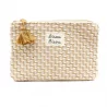 Pochette tressée “Bisou Bisou” – Accessoire mode tendance