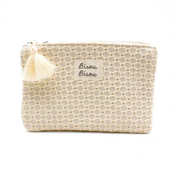 Pochette tressée “Bisou Bisou” – Accessoire mode tendance