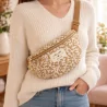 Sac banane matelassé imprimé floral – Mon Petit Bazar