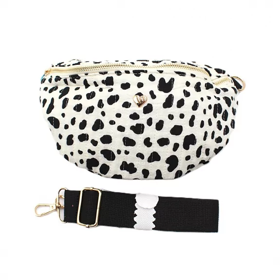 Sac banane matelassé 100 % coton imprimé