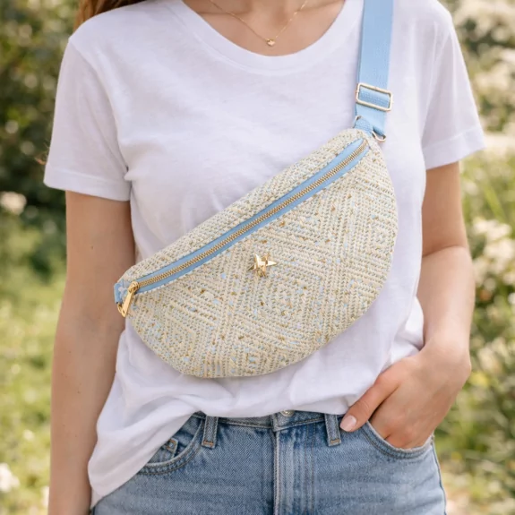 Sac banane zippé avec...