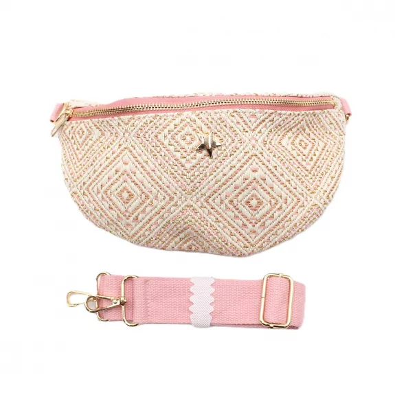 Sac banane zippé avec étoile dorée