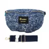 Sac banane matelassé 100 % coton motif bandana tribal