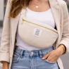 Sac banane matelassé rayures fines – Élégant & intemporel