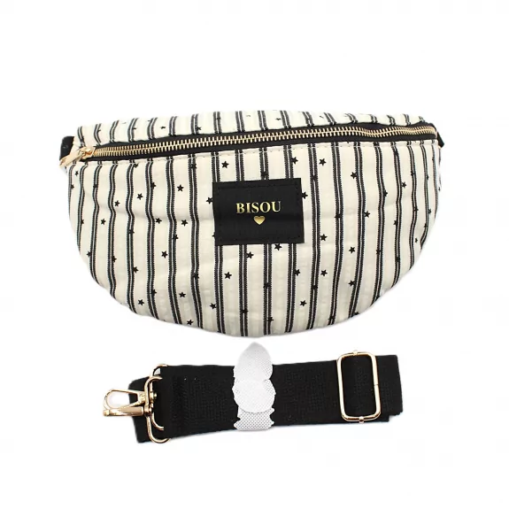 Sac banane  “Bisou” – Léopard ou rayures étoiles