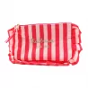 Pochette rayée à message “Maîtresse en or” avec volants