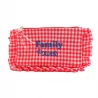 Pochette vichy à message “Family Power” avec volants