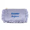 Pochette rayée à message “Amour toujours” avec volants