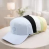 Pack de 5 casquettes pastel cœur brodé motif carreaux