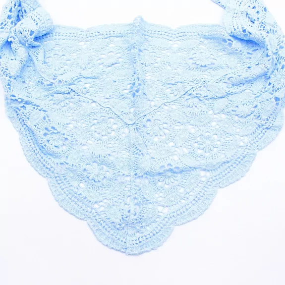 Foulard crochet dentelle bohème – 100% coton