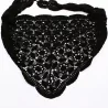 Foulard crochet dentelle bohème – 100% coton