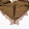 Foulard satiné à dentelle – 100% viscose