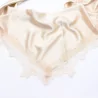 Foulard satiné à dentelle – 100% viscose