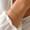 Bracelet motif luxe acier inoxydable