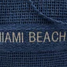 Sac cabas tressé “MIAMI BEACH” – Fibre de papier