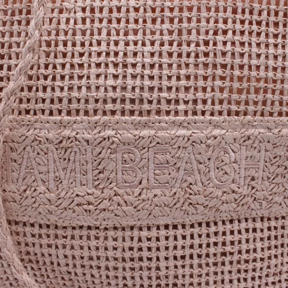Sac cabas tressé “MIAMI BEACH” – Fibre de papier