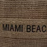 Sac cabas tressé “MIAMI BEACH” – Fibre de papier