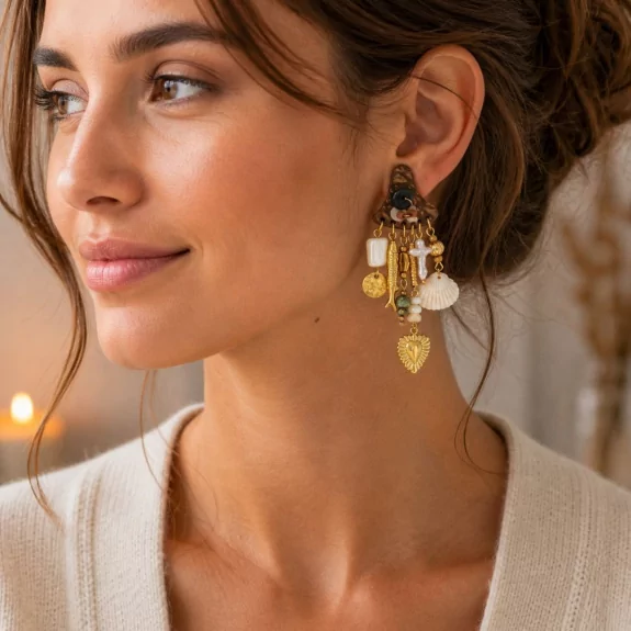 Boucles d’oreilles bohèmes...