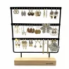 Pack de 18 boucles d'oreilles acier - blanc