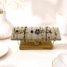 Pack de 12 bracelets acier - marine
