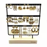 Pack de 18 boucles d'oreilles acier - DORE