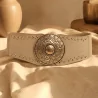 Ceinture large élastique à boucle métal – Style bohème chic