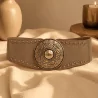 Ceinture large élastique à boucle métal – Style bohème chic