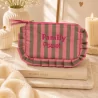 Pochette vichy à message “Family Power” avec volants