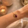 Bracelet goutte en acier inoxydable doré – Bracelet fin élégant