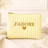 Pochette à rayures J’ADORE
