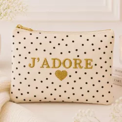 Pochette à pois J’ADORE