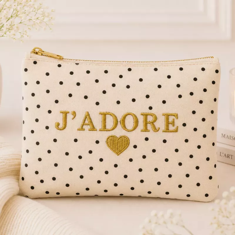 Pochette à pois J’ADORE